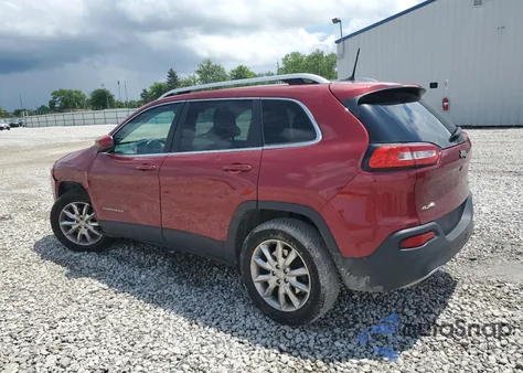 2016 Jeep Cherokee Limited из США, поврежденный, VIN 1C4PJMDB8GW123518